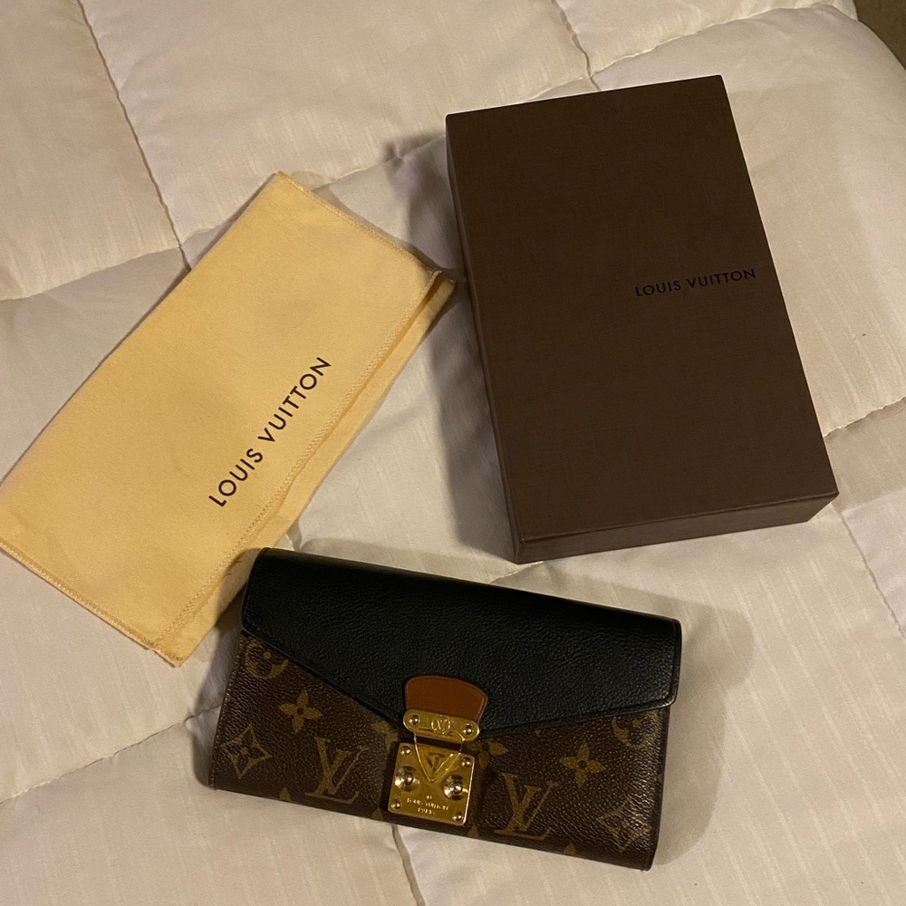 Louis Vuitton PF Pallas Monogram Noir Wallet